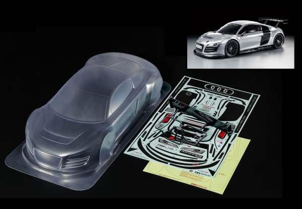 TAMIYA R/C KAROSSERIE 1:10 AUDI R8 LMS UNLACKIERT (BULK) # 300051754-B