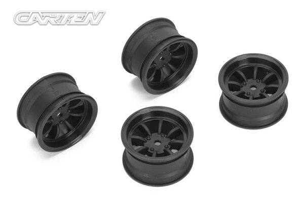 CARTEN 1:10 M CHASSIS FELGEN 8 SPEICHEN 4 STÜCK...