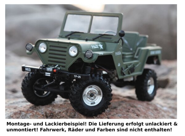 KILLERBODY R/C KAROSSERIE 1:10 WARRIOR CRAWLER # KB48442