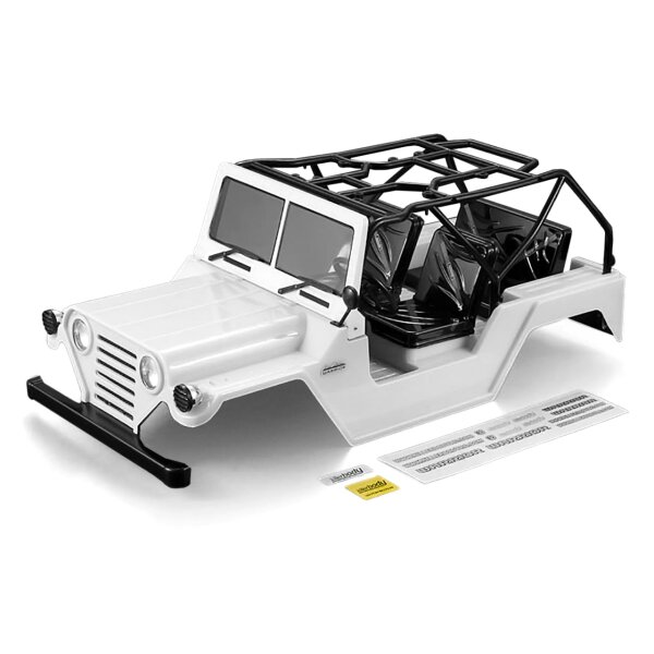 KILLERBODY R/C KAROSSERIE 1:10 WARRIOR CRAWLER WEISS...