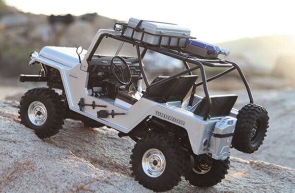 KILLERBODY R/C KAROSSERIE 1:10 WARRIOR CRAWLER WEISS...