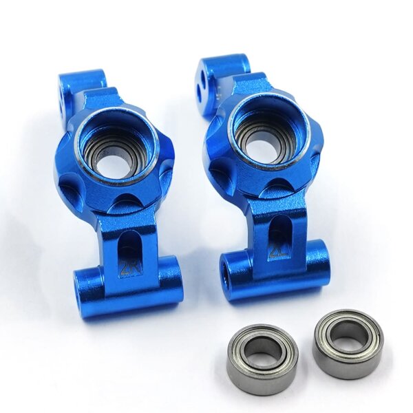 YEAH RACING BLAUE ALU RADTRÄGER HINTEN 2 GRAD...