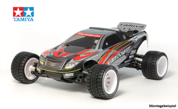 TAMIYA KAROSSERIE "AQROSHOT" PLUS AUFKLEBER...
