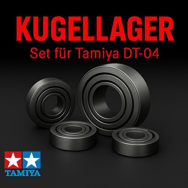 KUGELLAGER SATZ FÜR TAMIYA DT-04 MODELLE 18 LAGER...