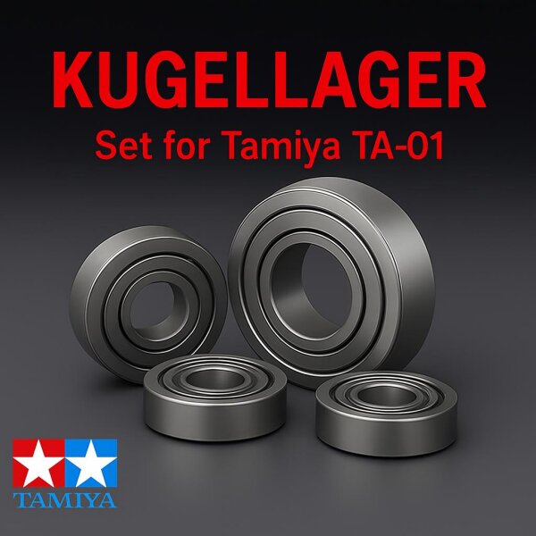 KUGELLAGERSATZ FÜR TAMIYA TA-01 MODELLE - 22...