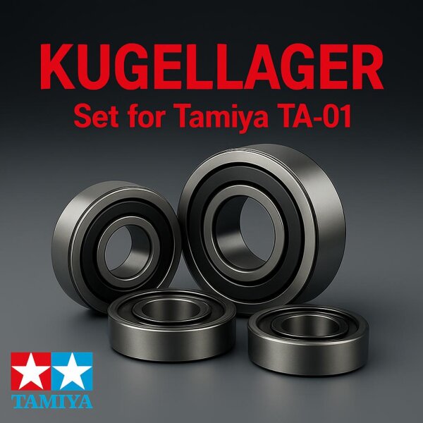 KUGELLAGERSATZ FÜR TAMIYA TA-01 MODELLE - 22...