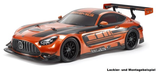 TAMIYA KAROSSERIE BAUSATZ MERCEDES BENZ AMG GT3 EVO 1:10,...