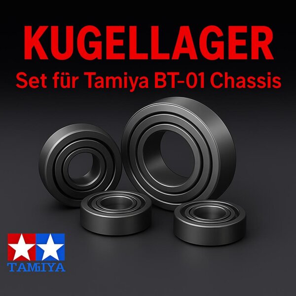 KUGELLAGER SATZ FÜR TAMIYA BT-01 CHASSIS 14 LAGER...