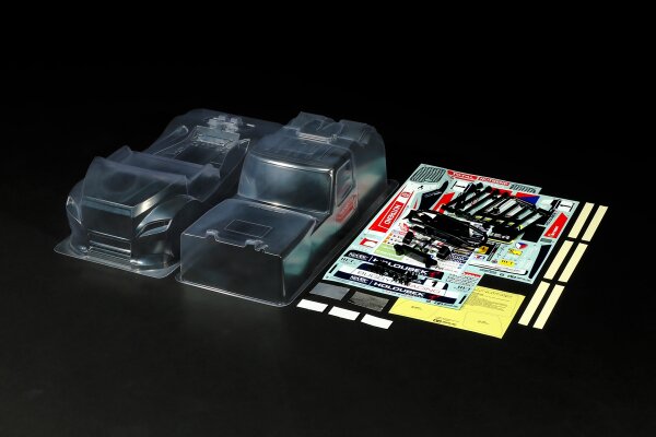 TAMIYA KAROSSERIE BAUSATZ "BUGGYRA FAT FOX" RACE TRUCK" 1:14 # 300051613 (BULK)