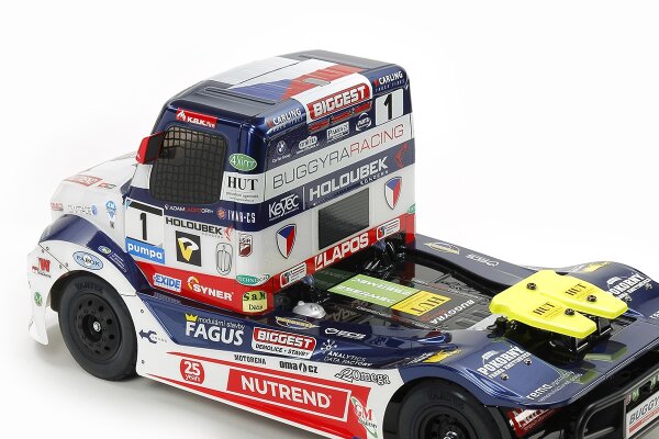 TAMIYA KAROSSERIE BAUSATZ "BUGGYRA FAT FOX" RACE TRUCK" 1:14 # 300051613 (BULK)