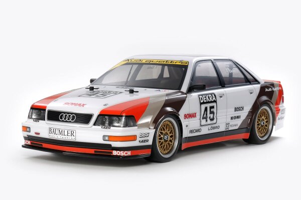 TAMIYA TT-02 RC BAUKASTEN 1:10 "AUDI V8 DTM" #...