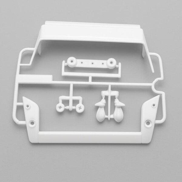 TAMIYA H-TEILE KAROSSERIE ANBAUTEIL SPOILER WEISS MB 190E...