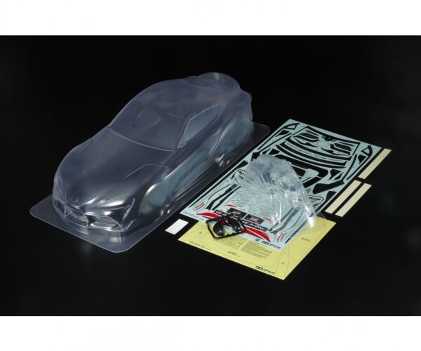 TAMIYA KAROSSERIE BAUSATZ "TOYOTA GR SUPRA" 1:10, KLAR (BULK) # 300051622-B