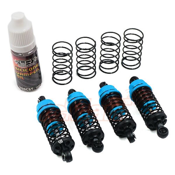 YEAH RACING ALU BIG BORE ÖL STOSS DÄMPFER 55mm BLAU FÜR DRIFT # DBB-1055BU