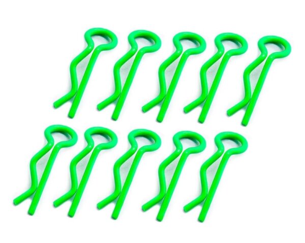 KAROSSERIE SPLINTE KLAMMERN NEON GRÜN 22MM FÜR...