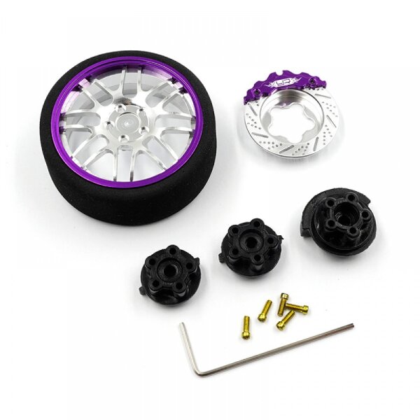 YEAH RACING ALUMINIUM LENKRAD FÜR SANWA FUTABA KO...