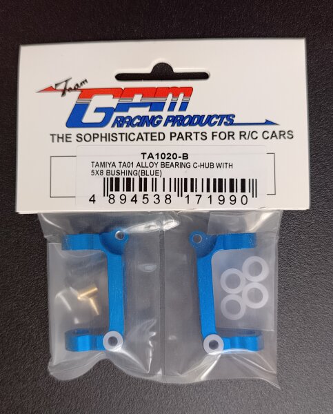 GPM RACING ALUMINIUM C-HUBS FÜR TAMIYA TA-01 TA-02...
