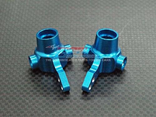 GPM RACING ALUMINIUM ACHSSCHENKEL BLAU VORNE FÜR TAMIYA TA-01 TL-01B ETC.