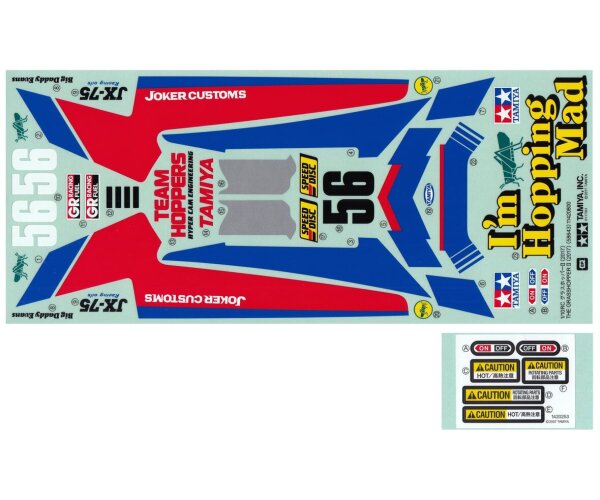 TAMIYA DECALS AUFKLEBERBOGEN FÜR GRASSHOPPER II 58074 58643# 319495904