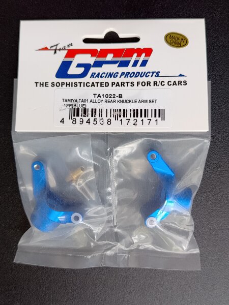 GPM RACING ALUMINIUM ACHSSCHENKEL HINTEN TAMIYA TA-01 TA-02 FF-01 DF-01 MANTARAY