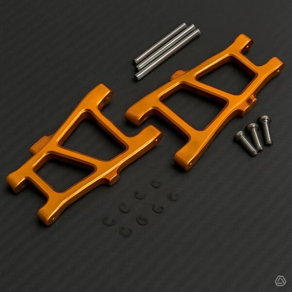 GPM RACING ALUMINIUM QUERLENKER HINTEN GOLDORANGE...