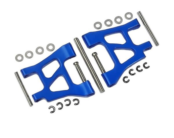 GPM RACING ALUMINIUM QUERLENKER VORNE BLAU FÜR TAMIYA TA-02 & FORD F150 (58161)