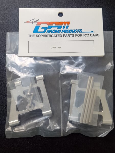 GPM RACING ALUMINIUM QUERLENKER HINTEN SILBER FÜR TAMIYA TA-02 (ALLE)
