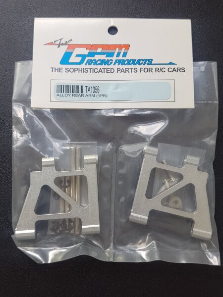 GPM RACING ALUMINIUM QUERLENKER HINTEN SILBER FÜR TAMIYA TA-02 (ALLE)