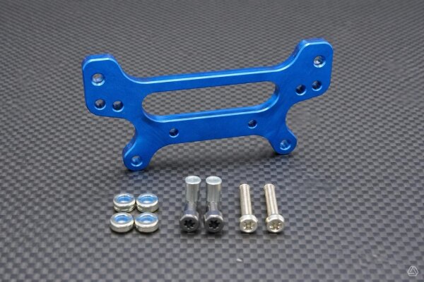 GPM RACING ALUMINIUM DÄMPFERBRÜCKE BLAU HINTEN...