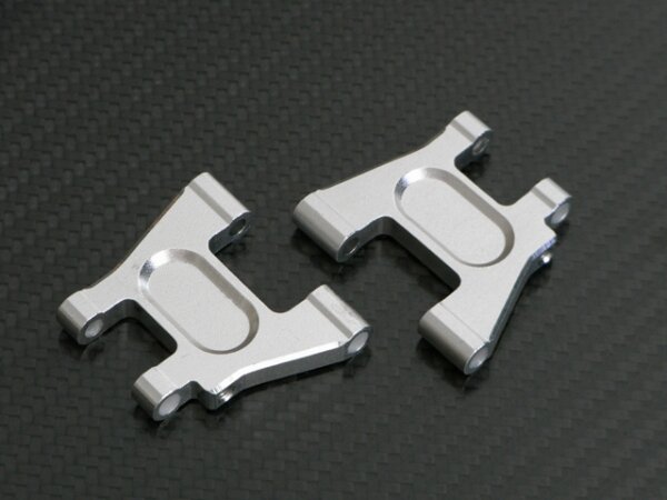 GPM RACING ALUMINIUM QUERLENKER VORNE SILBER FÜR TAMIYA TA-01
