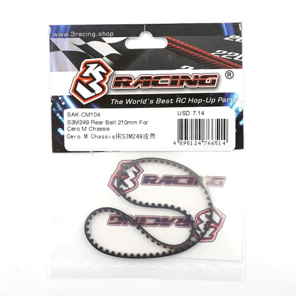 3RACING ERSATZ RIEMEN FÜR M-CHASSIS M210 CERO SPORT...