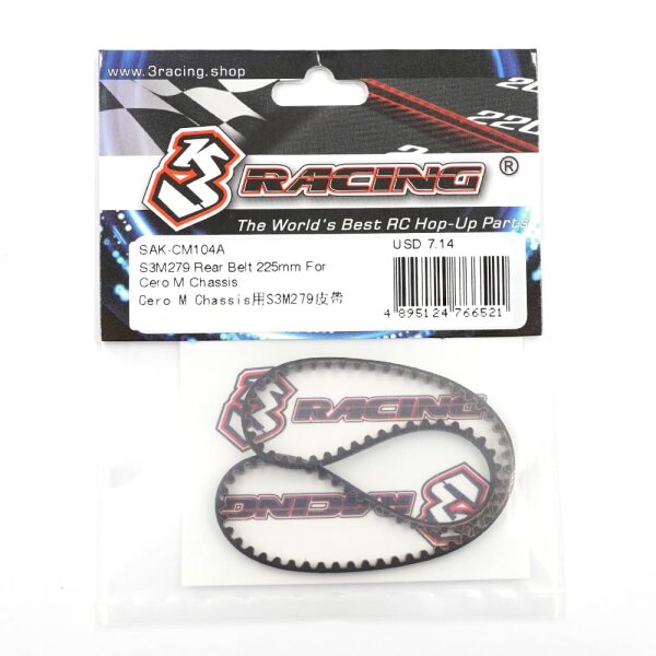 3RACING ERSATZ RIEMEN FÜR M-CHASSIS M225 CERO SPORT...