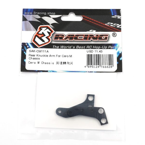 3RACING LENKHEBEL HINTEN FÜR M-CHASSIS M225 CERO...