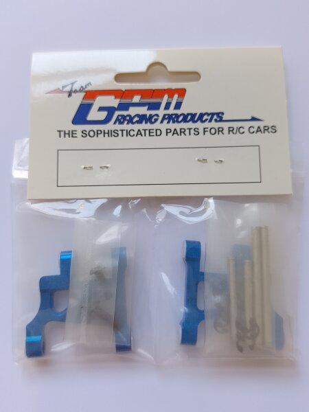 GPM RACING ALUMINIUM QUERLENKER VORNE BLAU FÜR TAMIYA WILD WILLY 2 WR-02 CHASSIS