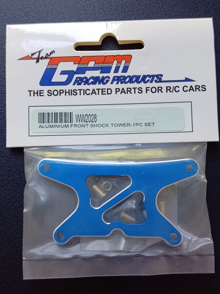 GPM RACING ALUMINIUM DÄMPFERBRÜCKE VORNE FÜR TAMIYA WILD WILLY 2 WR-02 CHASSIS
