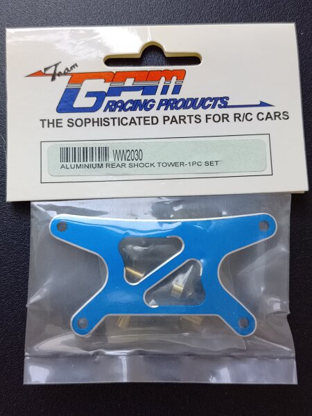 GPM RACING ALUMINIUM DÄMPFERBRÜCKE HINTEN FÜR TAMIYA WILD WILLY 2 WR-02 CHASSIS
