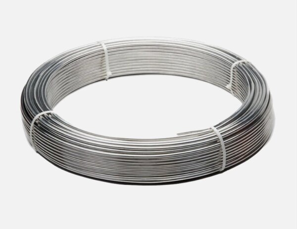 ALUMINIUMDRAHT 6MM HALBHART FÜR ERDUNG, 1 METER