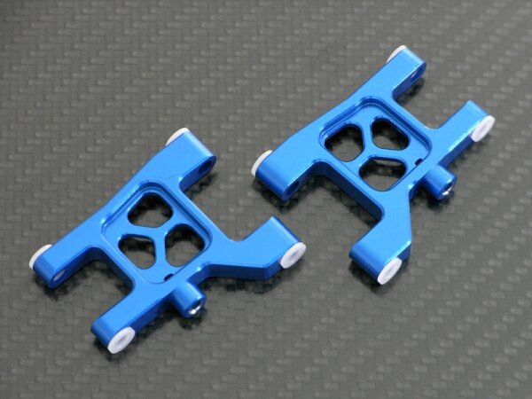GPM RACING ALUMINIUM QUERLENKER BLAU VORNE FÜR TAMIYA HUMMER M1025 / CAYENNE