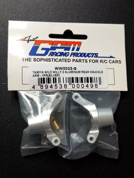 GPM RACING ALUMINIUM ACHSSCHENKEL HINTEN FÜR TAMIYA WILD WILLY 2 WR-02 CHASSIS