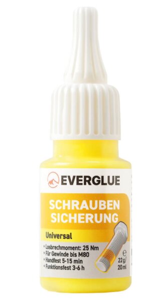 SCHRAUBEN SICHERUNG THREAD LOCK MITTELFEST GELB UNIVERSAL...