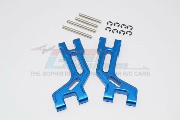 GPM RACING ALUMINIUM QUERLENKER HINTEN (OBEN) IN BLAU...