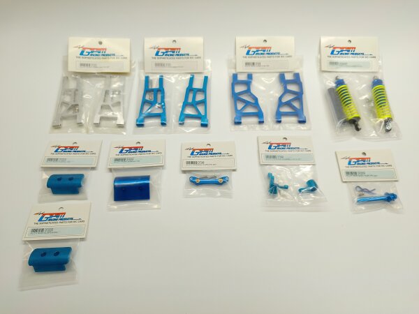GPM RACING KONVOLUT ALUMINIUM TEILE FÜR TAMIYA DF-01...