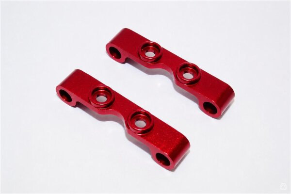 GPM RACING OBERE QUERLENKERHALTER (ROT) V/H FÜR TAMIYA TT-01 CHASSIS