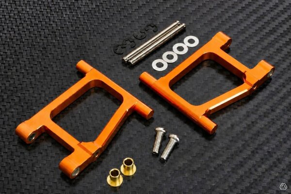 GPM RACING UNTERE QUERLENKER HINTEN GOLDORANGE FÜR TAMIYA TT-01 & TT-01E CHASSIS