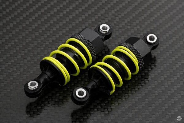 GPM RACING ÖLDRUCK STOSSDÄMPFER 50MM SCHWARZ FÜR TAMIYA TT-01 & TT-02 CHASSIS