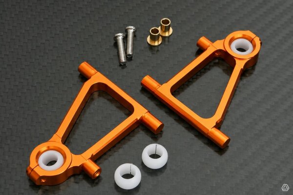 GPM RACING UNTERE QUERLENKER VORN (ORANGE) FÜR TAMIYA TT-01 & TT-01E CHASSIS