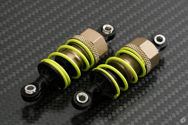 GPM RACING ÖLDRUCK STOSSDÄMPFER 50MM GUNMETAL FÜR TAMIYA TT-01 & TT-02 CHASSIS