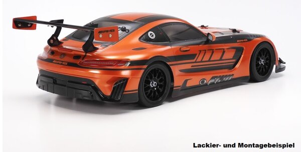 TAMIYA KAROSSERIE BAUSATZ MERCEDES BENZ AMG GT3 EVO 1:10, KLAR
