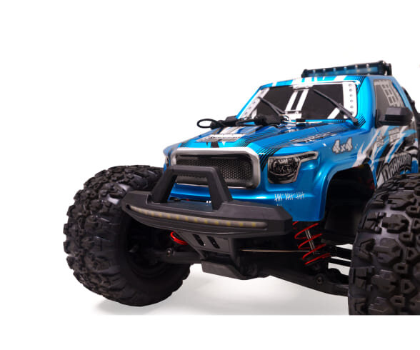 CARSON 1:8 BRUSHLESS MONSTER PICKUP DRAKURO BLAU 4WD 3S 2.4GHz RC-CAR RTR # 500409097