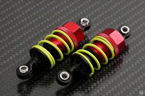 GPM RACING ÖLDRUCK STOSSDÄMPFER 50MM ROT FÜR TAMIYA TT-01 & TT-02 CHASSIS